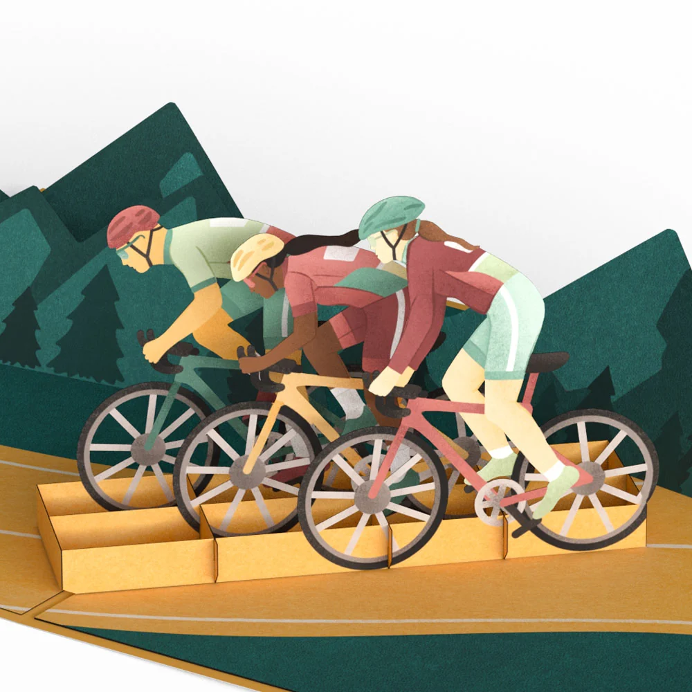 Lovepop On the Ride Biking Pop-Up Card - Image 2