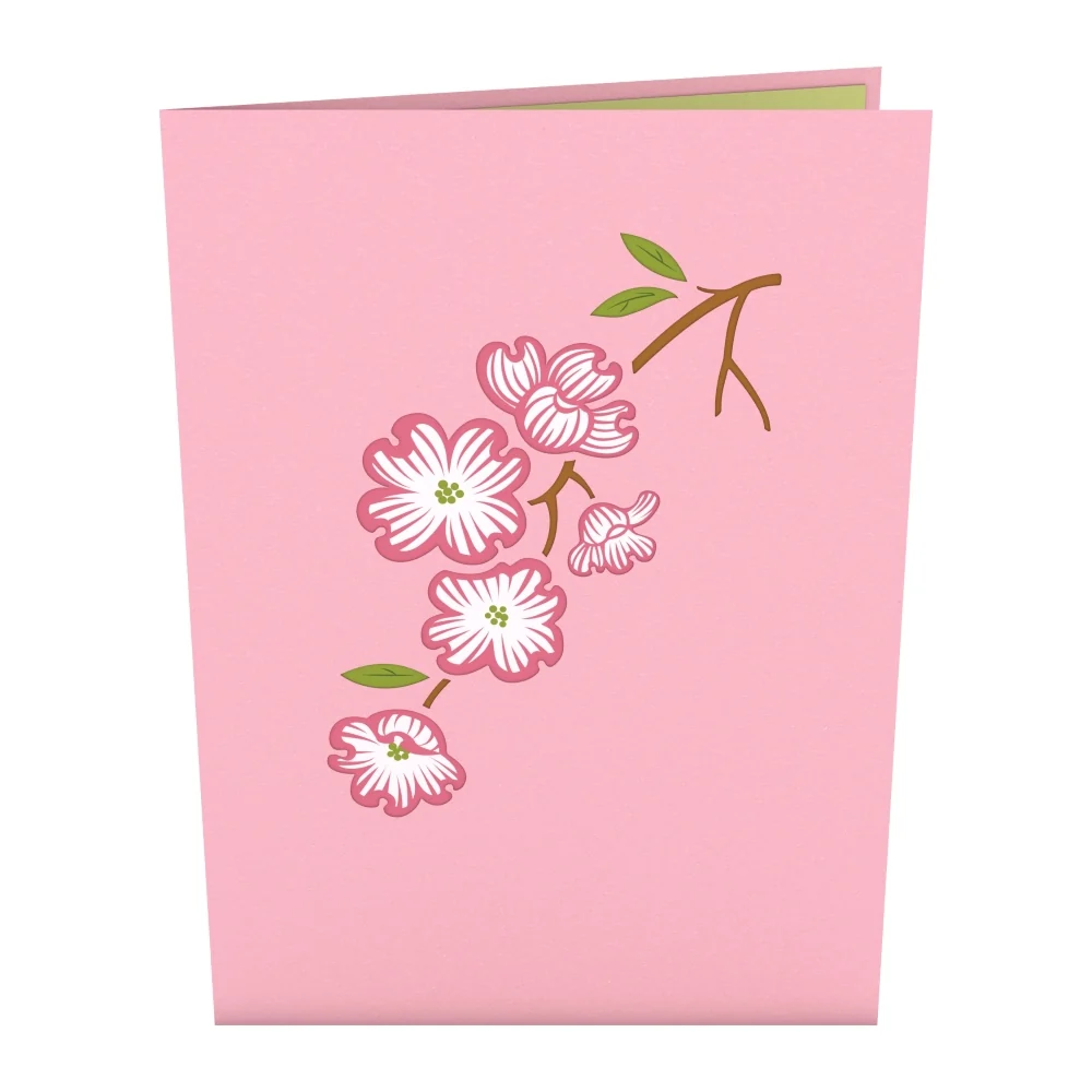 Lovepop Dogwood Love Scene Purple Same Sex Female Pop-Up Card - Image 3