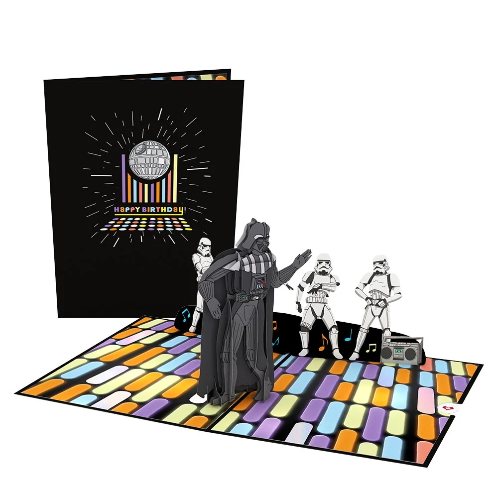Lovepop Star Wars Death Star Disco Birthday Pop-Up Card