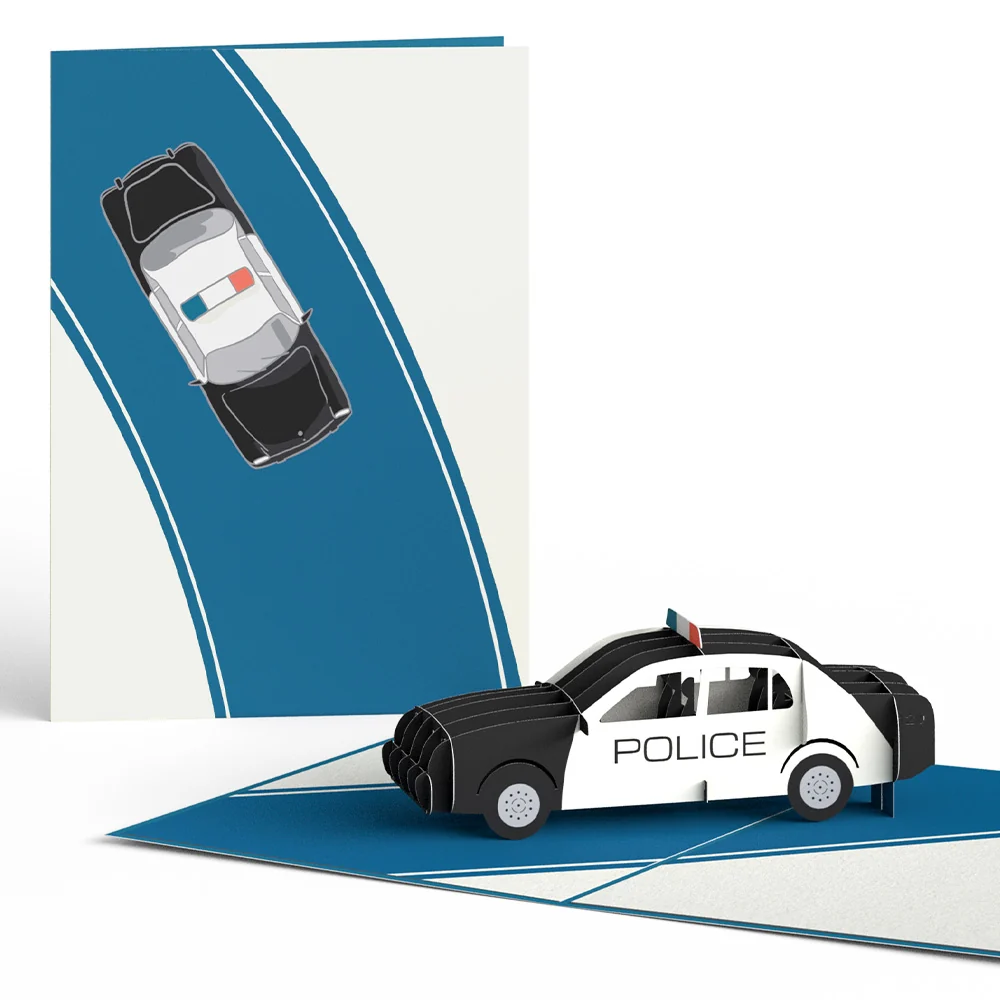 Lovepop Police Car Pop-Up Card