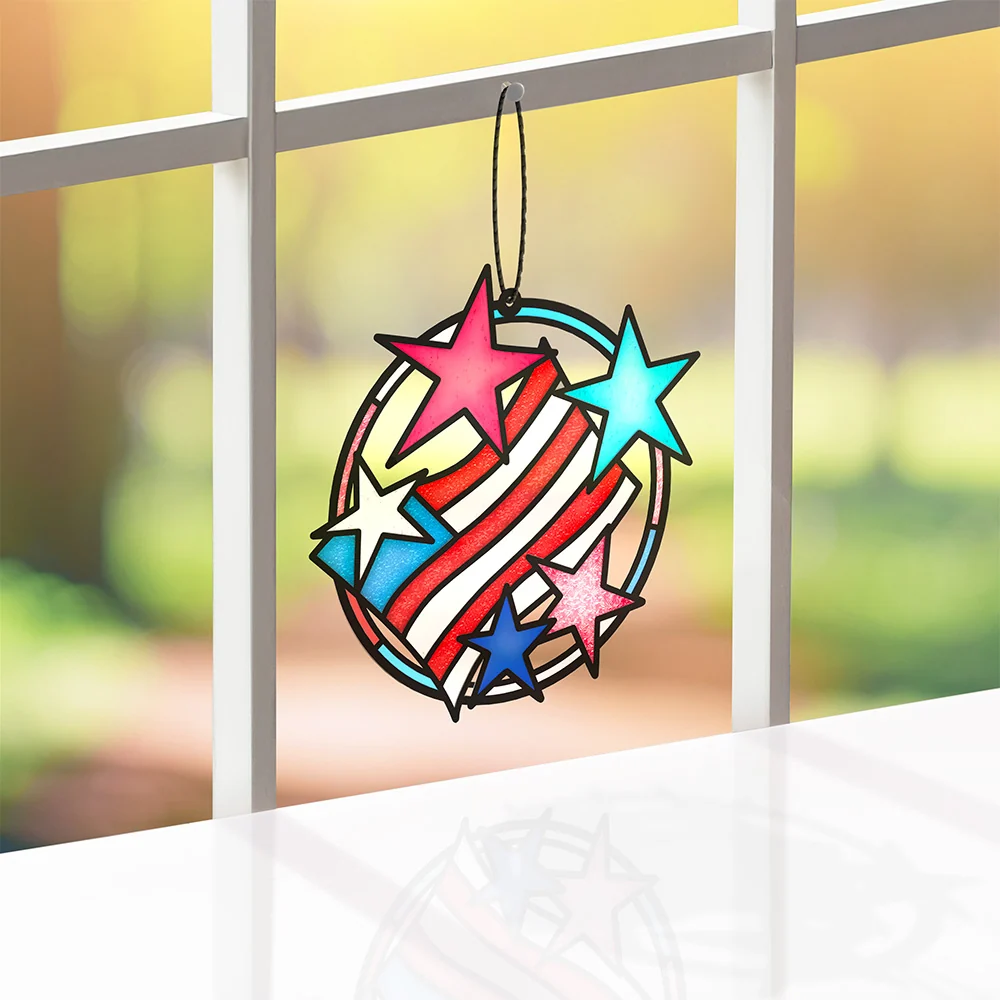Lovepop Let Freedom Shine Suncatcher Card
