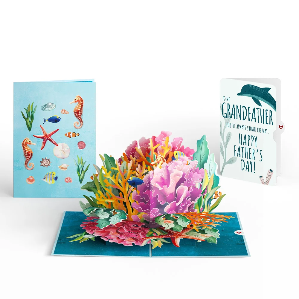 Lovepop Coral Reef Wonders Father’s Day Pop-Up Card and Sentiment Set for Grandfather