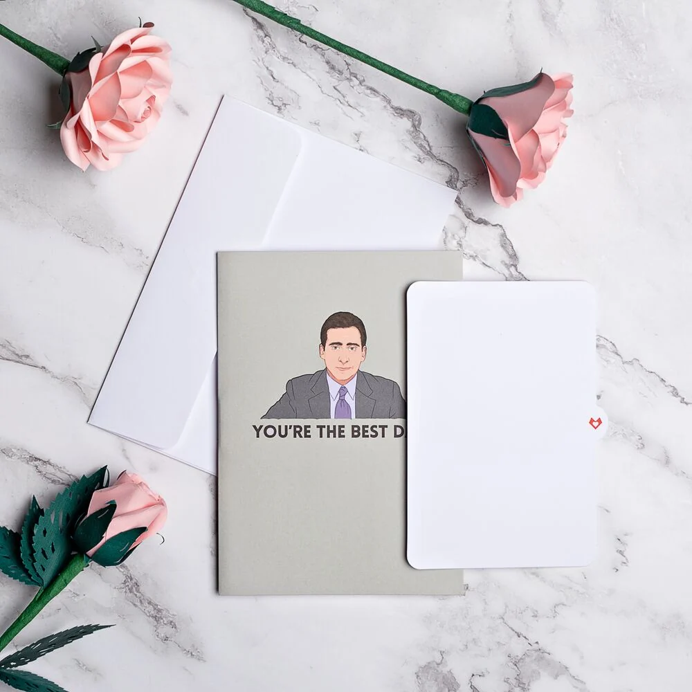 Lovepop The Office World’s Best Dad Pop-Up Card Coffee - Image 9