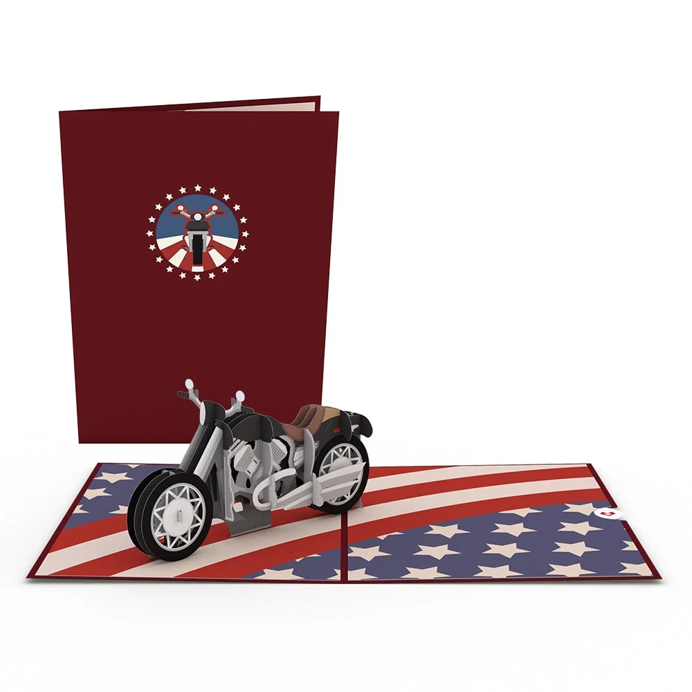 Lovepop American Motorcycle Pop-Up Card