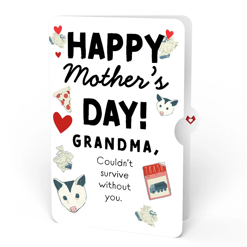 Lovepop Life Without You Is Trash Possums Mother’s Day Pop-Up Card and Sentiment Set for Grandmother - Image 4
