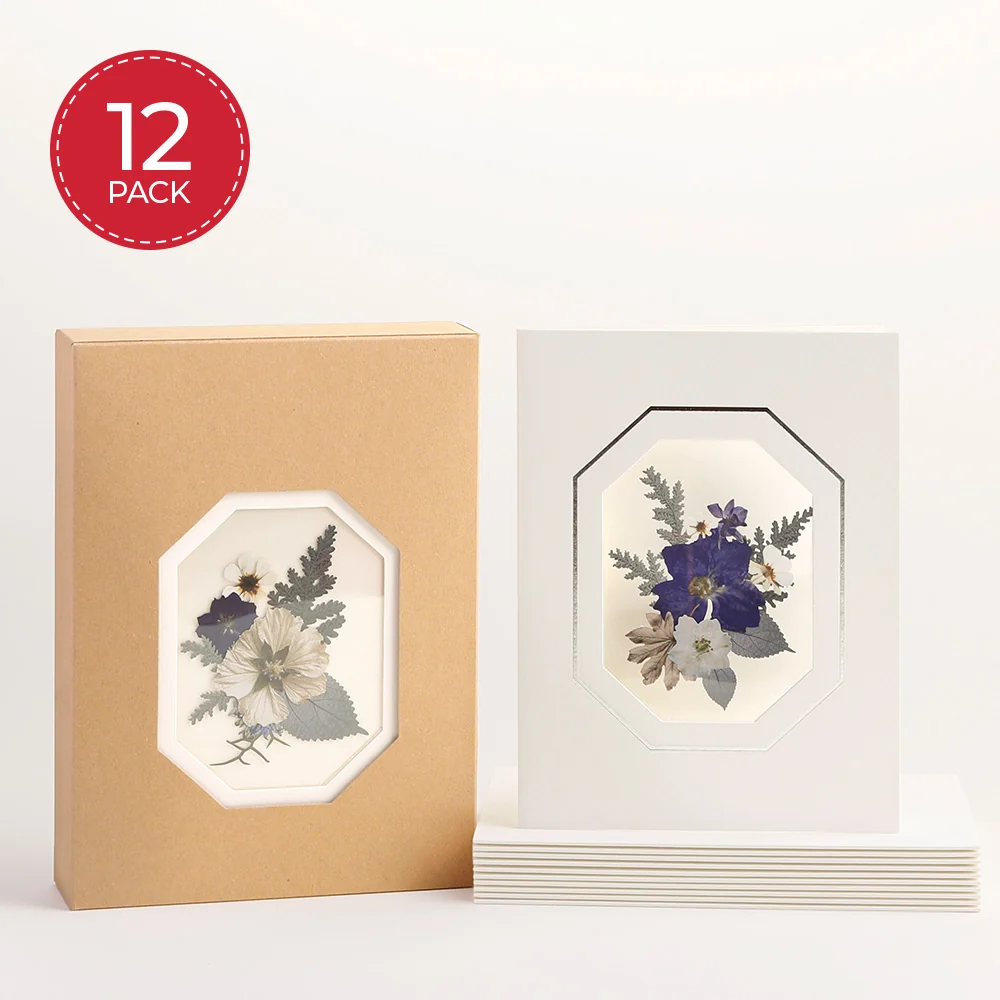 Lovepop Frosted Florals (Assorted 12-Pack) – Petal Pressed Blank Notecards