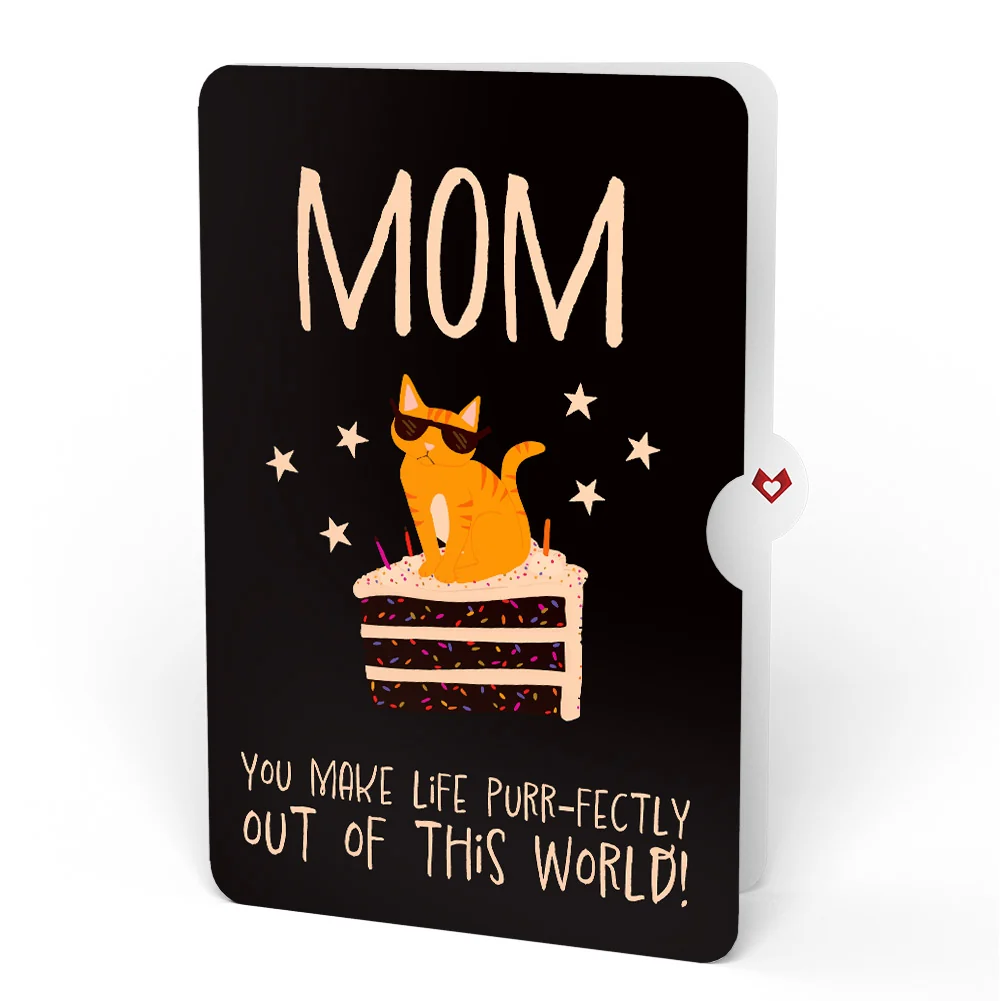 Lovepop Out of this World Birthday Cat Pop-Up Card and Sentiment Set for Mom - Image 4
