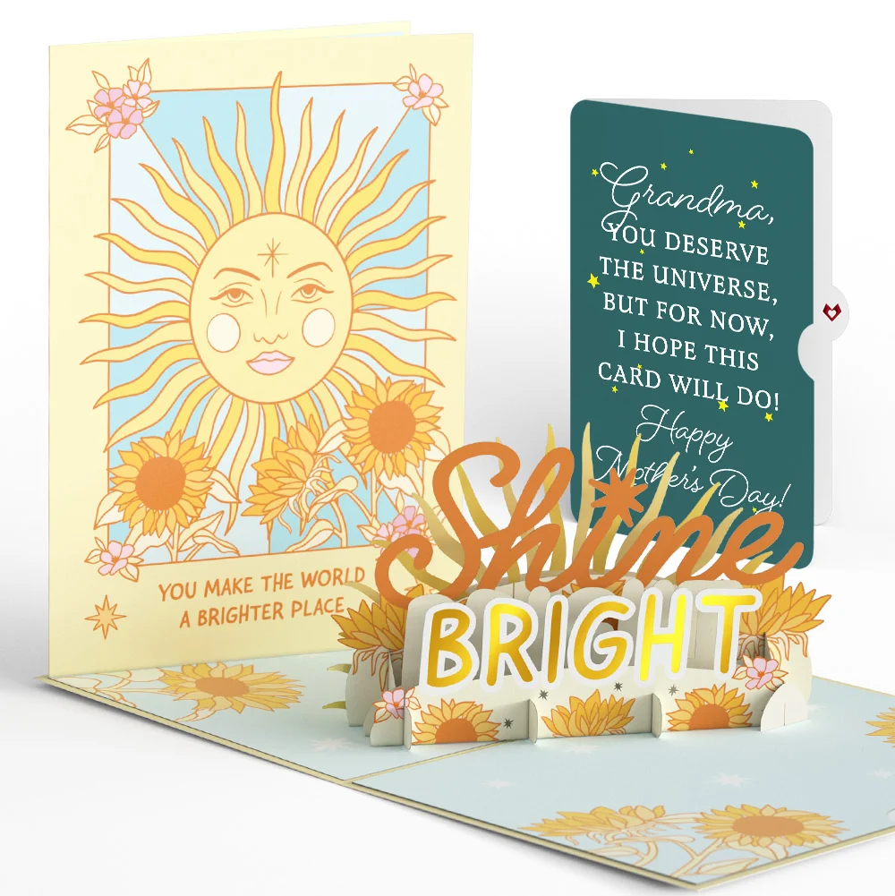 Lovepop Shine Bright Mother's Day Pop-Up Card and Sentiment Set for Grandma