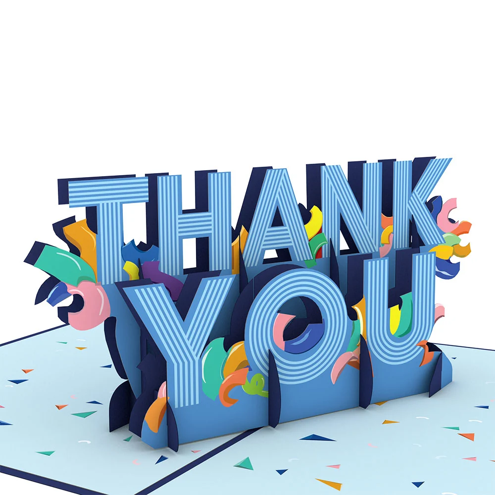 Lovepop Thank You Confetti Pop-Up Card - Image 2