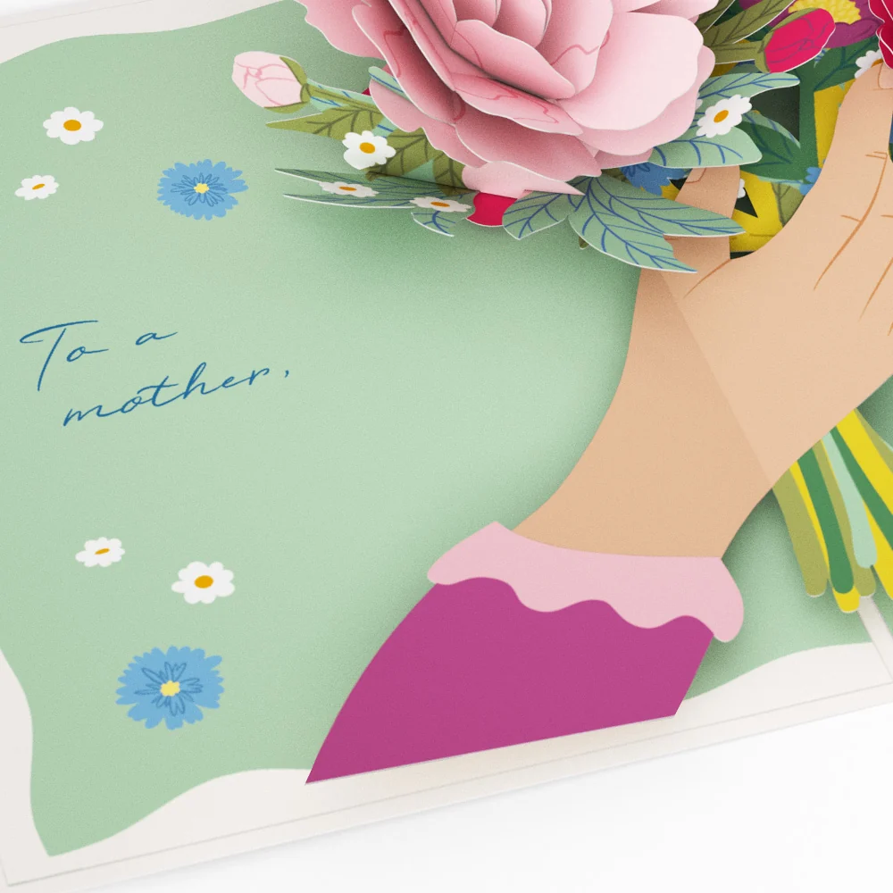 Lovepop Happy Mother’s Day Flowers Mother's Day Pop-Up Card and Sentiment Set for Grandma - Image 5