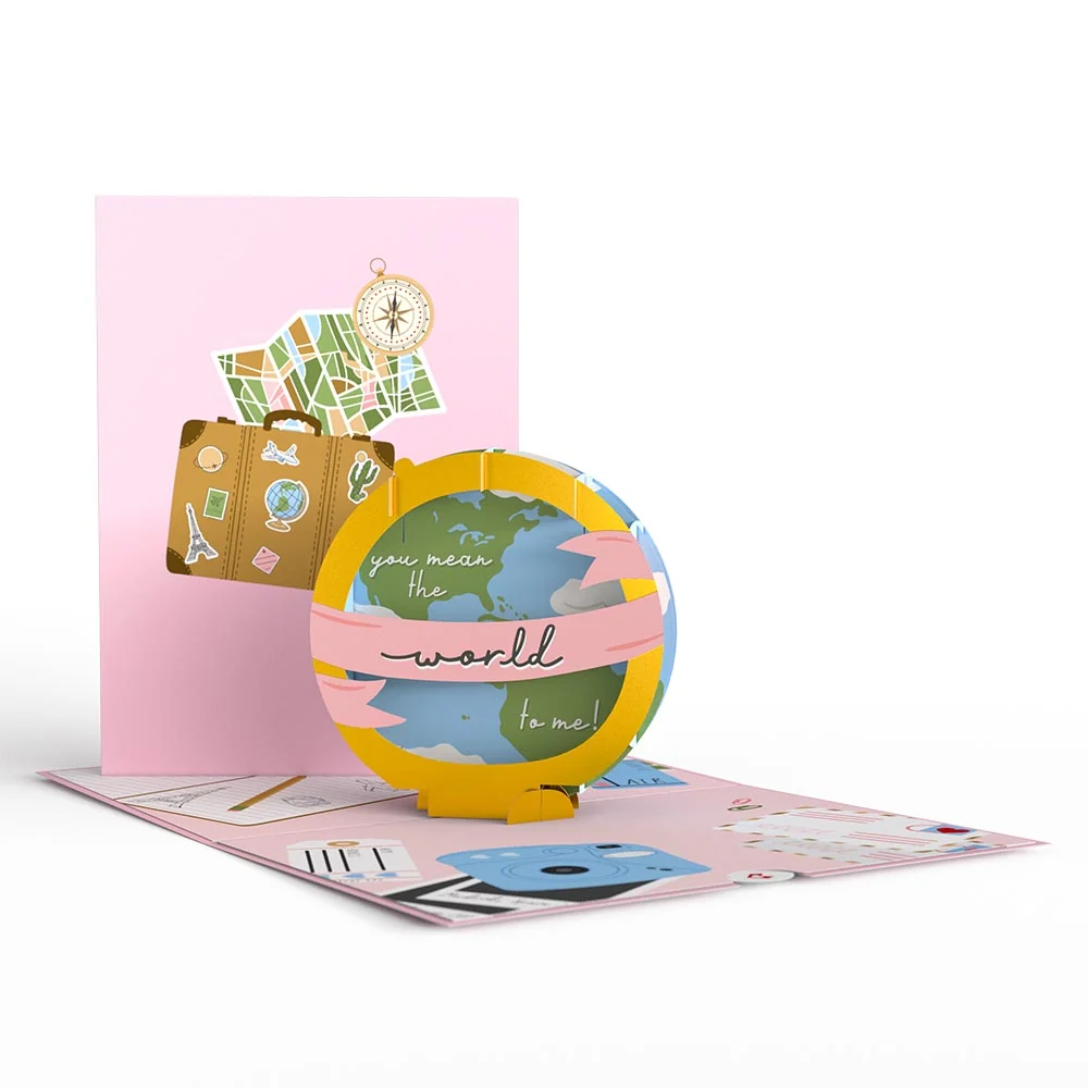 Lovepop You Mean the World to Me Thoughtful Pop-Up Card