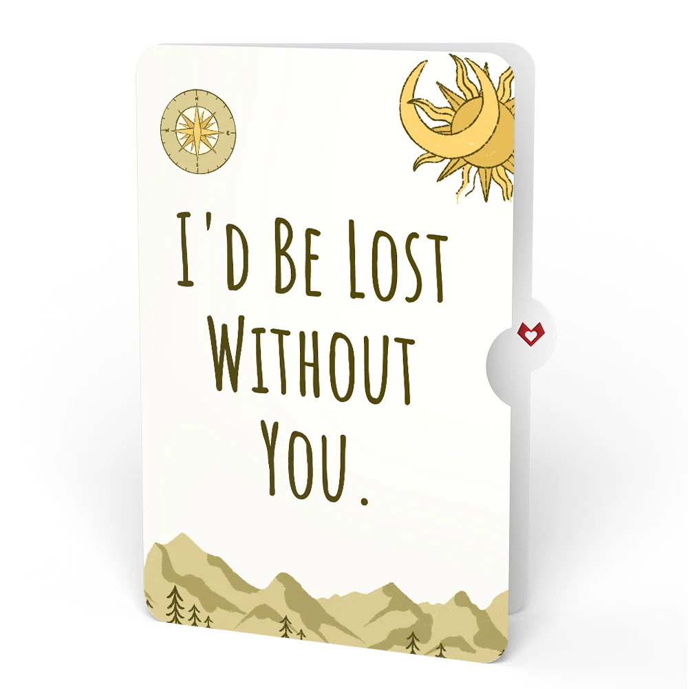 Lovepop Guiding Compass Appreciation Pop-Up Card and Sentiment Set Cream - Image 4
