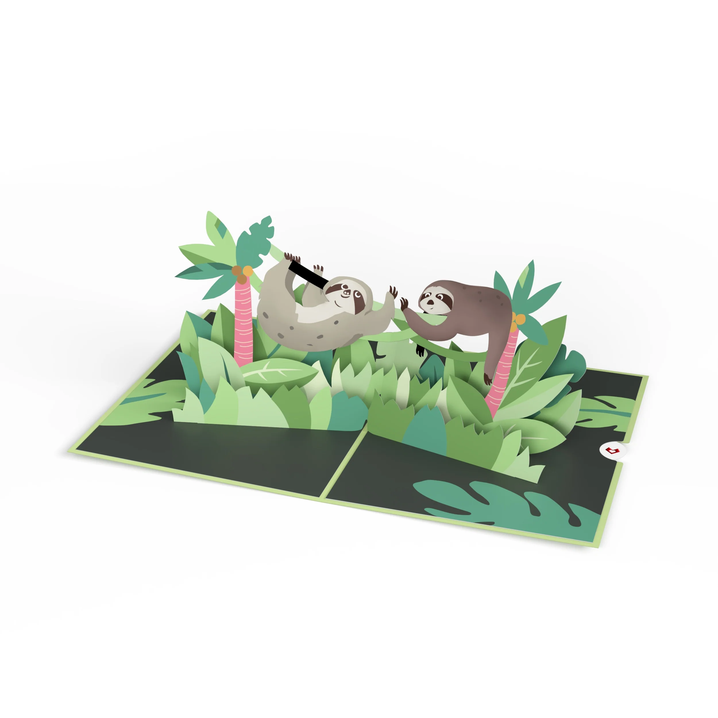 Lovepop Tree Top Sloths Pop-Up Card and Eventual Arrival Sentiment Set - Image 3