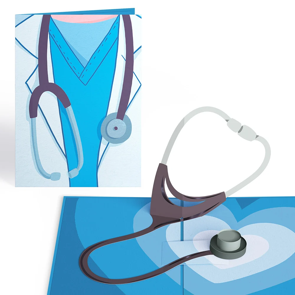 Lovepop Doctor Pop-Up Card Scrub
