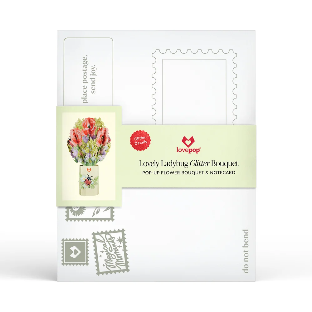 Lovepop Lovely Ladybug Glitter Bouquet - Image 6