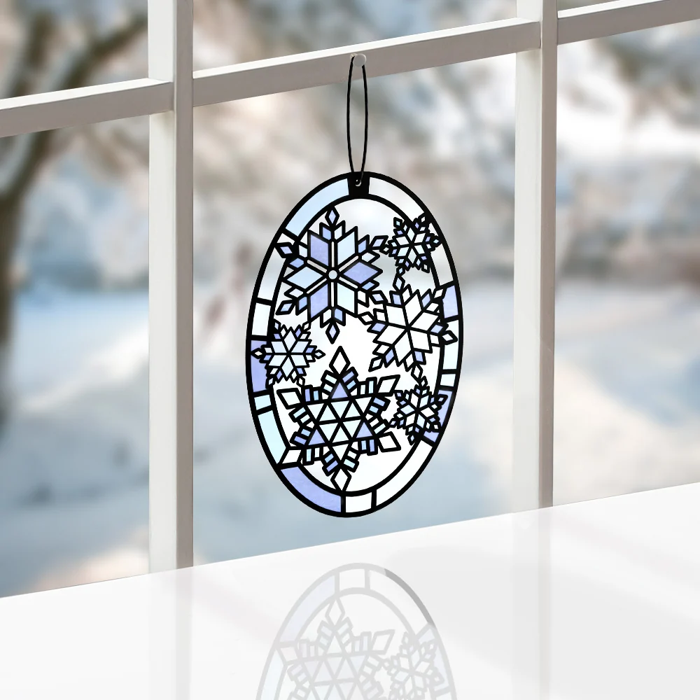 Lovepop Dazzling Snowflakes Suncatcher Card