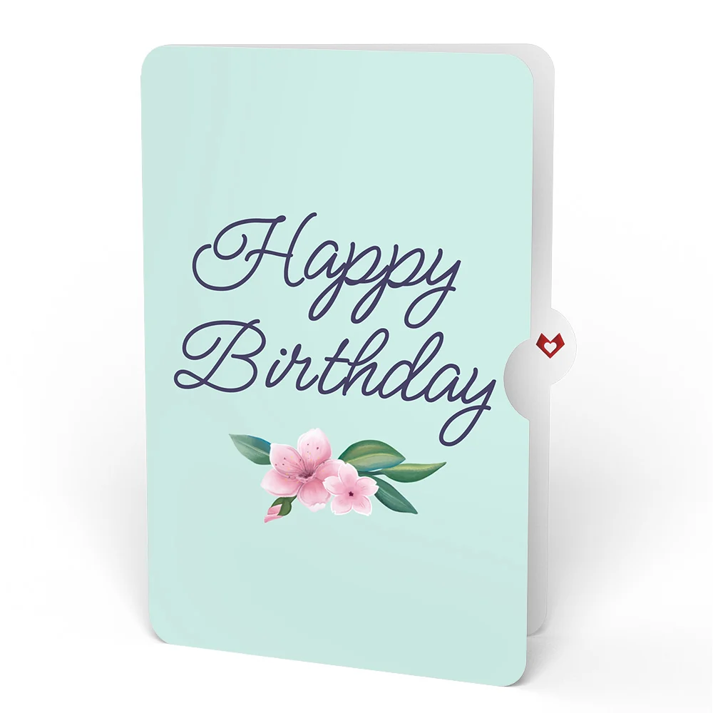 Lovepop Cherry Blossom Birthday Bouquet and Sentiment Set Vase - Image 4