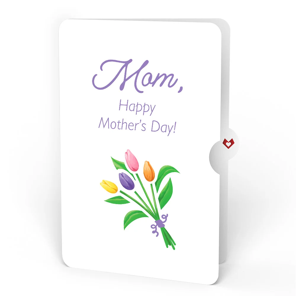 Lovepop Tulips Mother’s Day Pop-Up Card and Sentiment Set for Mom Vase - Image 4