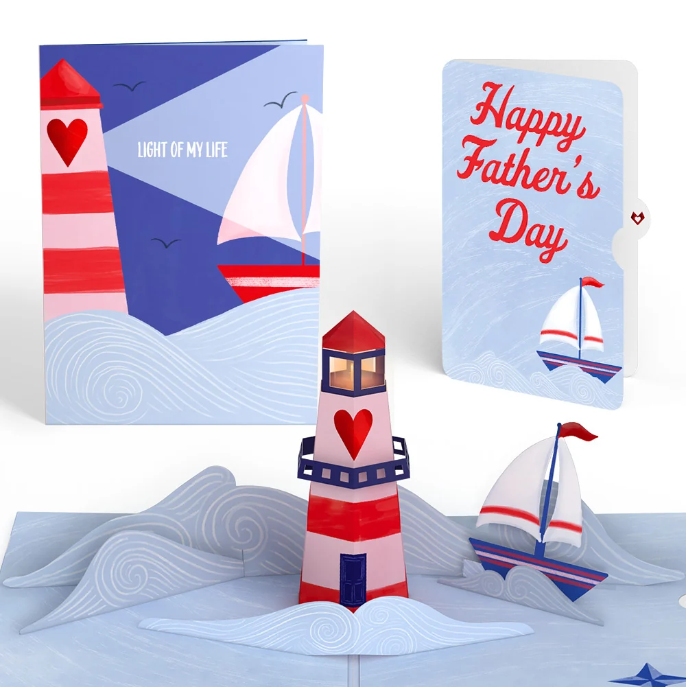Lovepop Light of My Life Father's Day Light-Up Pop-Up Card and Sentiment Set