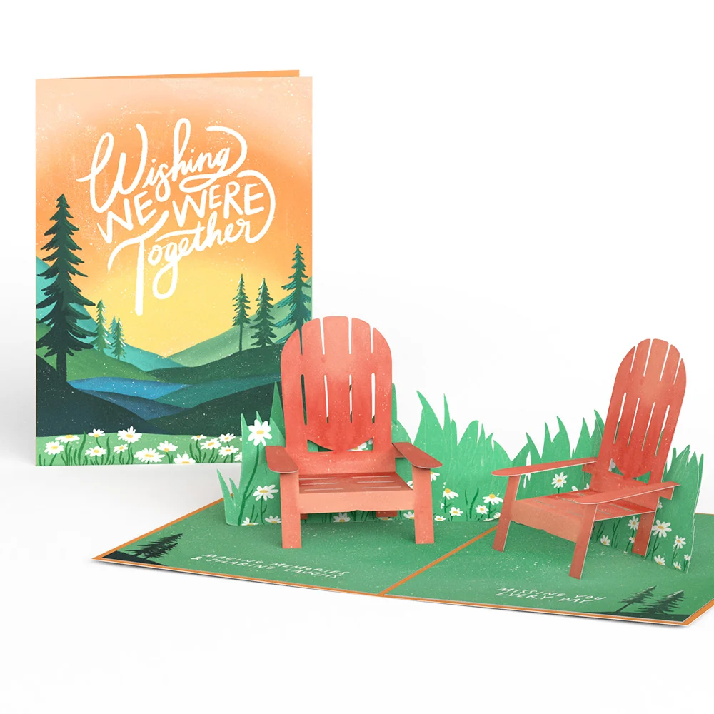 Lovepop Wishing We Were Together Pop-Up Card Chair
