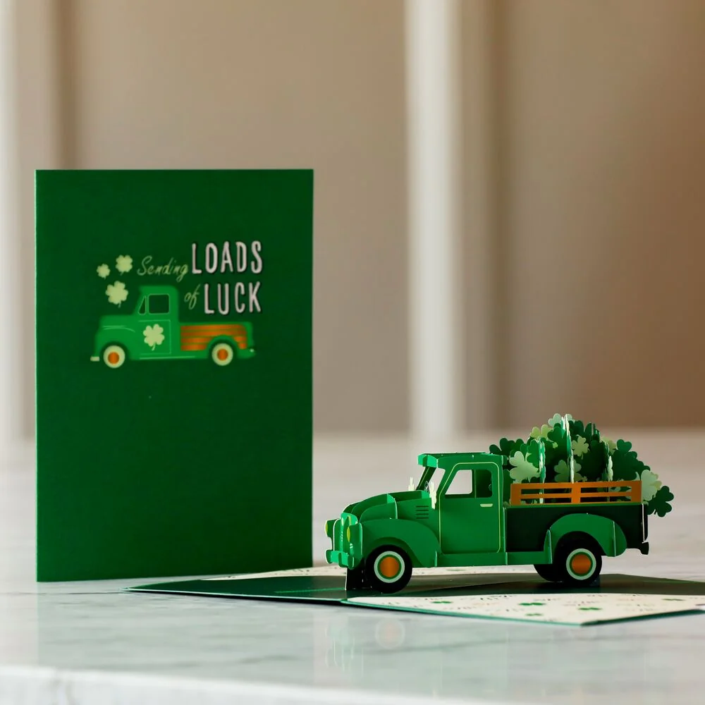 Lovepop Truckloads of Luck Pop-Up Card