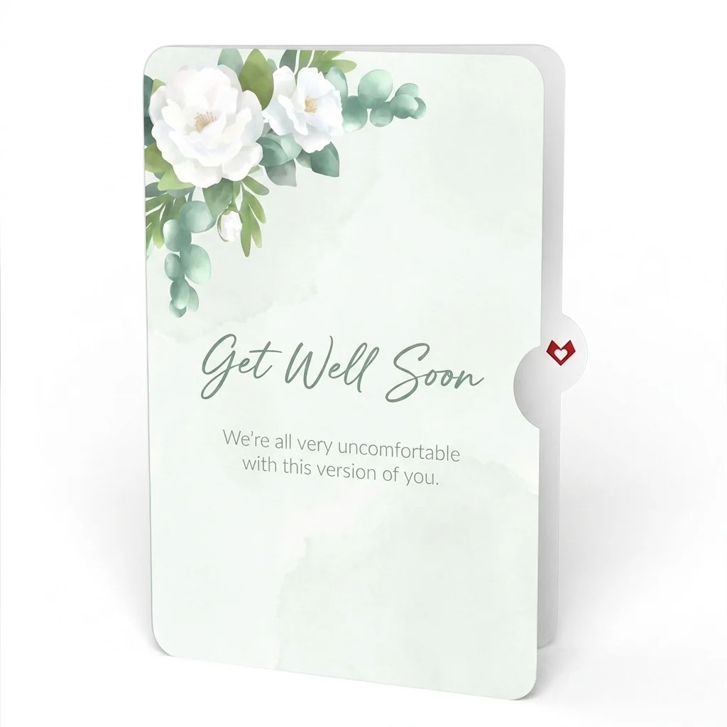Lovepop Sending You Rest And Strength Get Well Pop-Up Card and Sentiment Set - Image 4