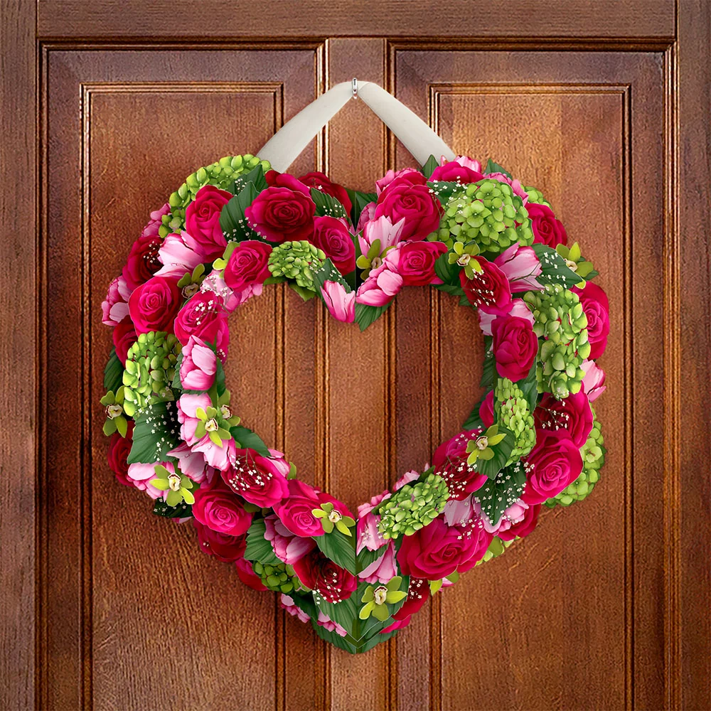 Lovepop Rose Heart Wreath