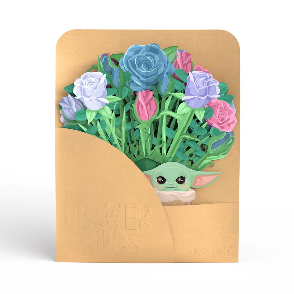 Lovepop Star Wars The Mandalorian Grogu Flower Buds Bouquet Vase - Image 5