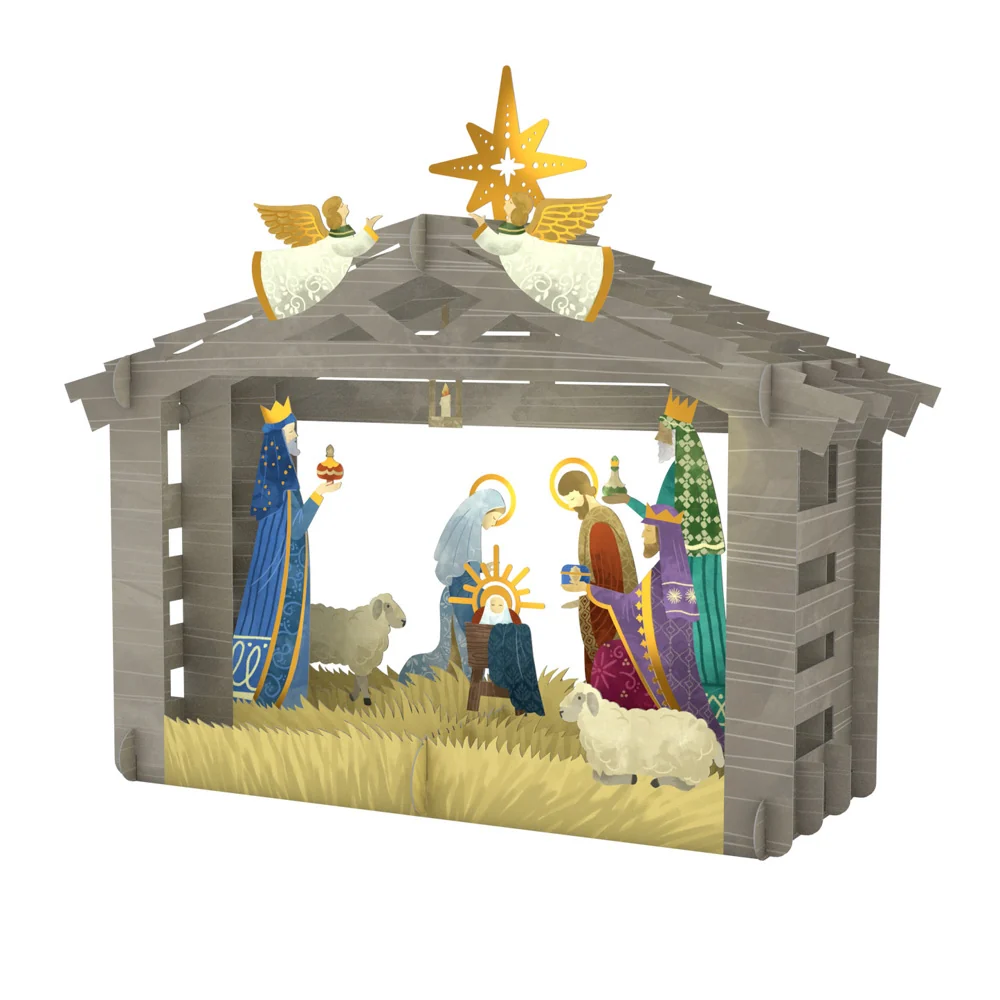 Lovepop Decorative Nativity Scene Pop-Up Gift - Image 4