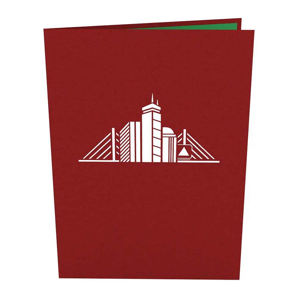 Lovepop Boston Skyline Pop-Up Card - Image 3