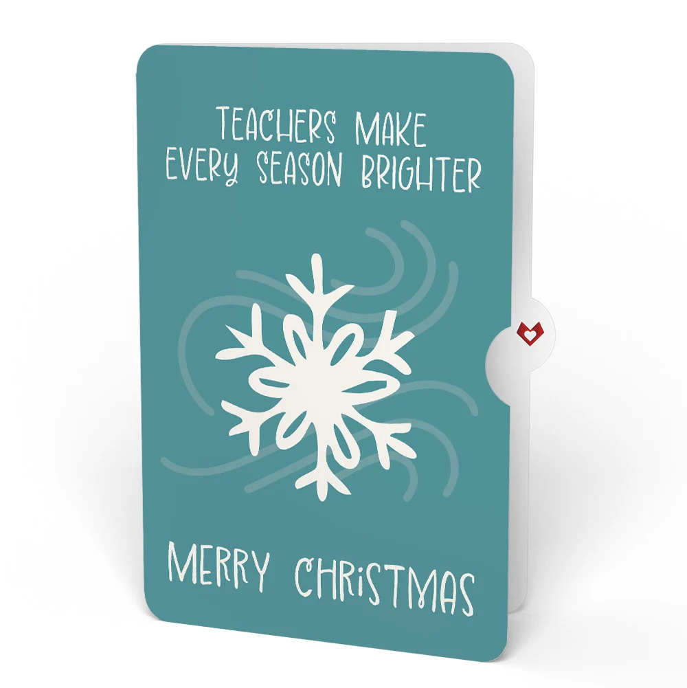 Lovepop Nature's Light Polar Bear Christmas Suncatcher Card and Sentiment Set for Teacher Glass - Image 4