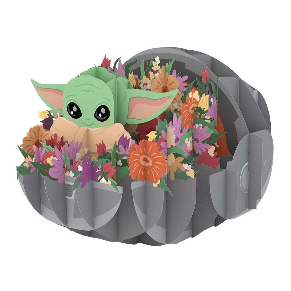 Lovepop Star Wars The Mandalorian Floral Grogu Giant Pop-Up Gift - Image 3