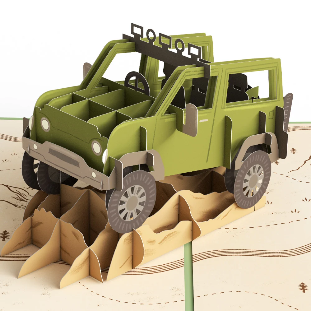 Lovepop Off-Road Adventure Pop-Up Card - Image 2