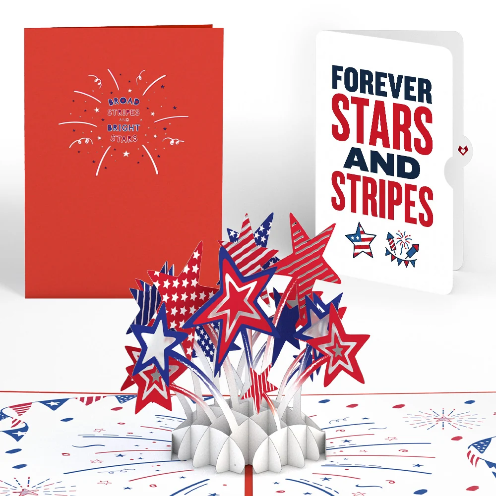 Lovepop Stars and Stripes 4th of July Pop-Up Card and Sentiment Set