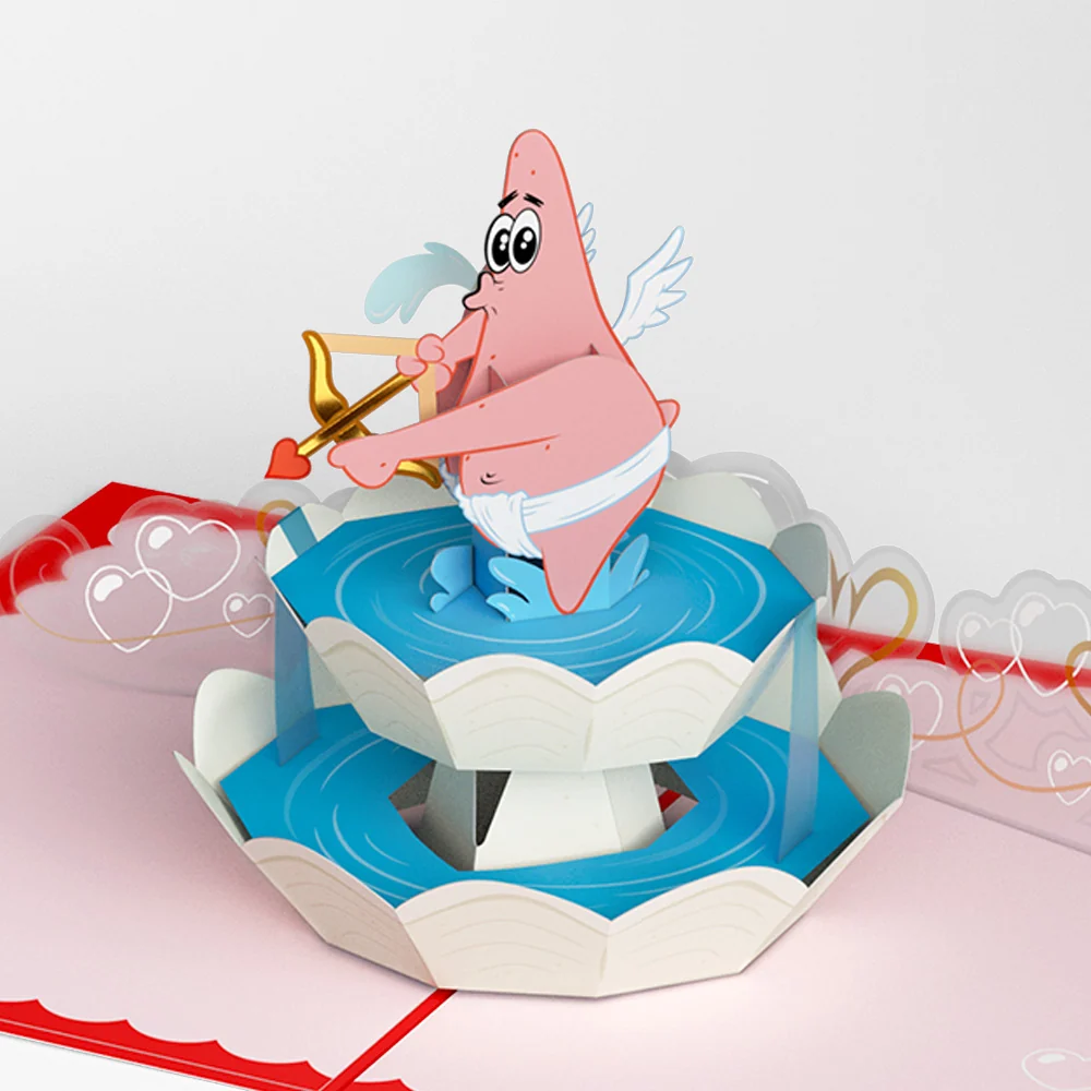 Lovepop SpongeBob SquarePants Patrick Star Hooked On You Pop-Up Card - Image 2