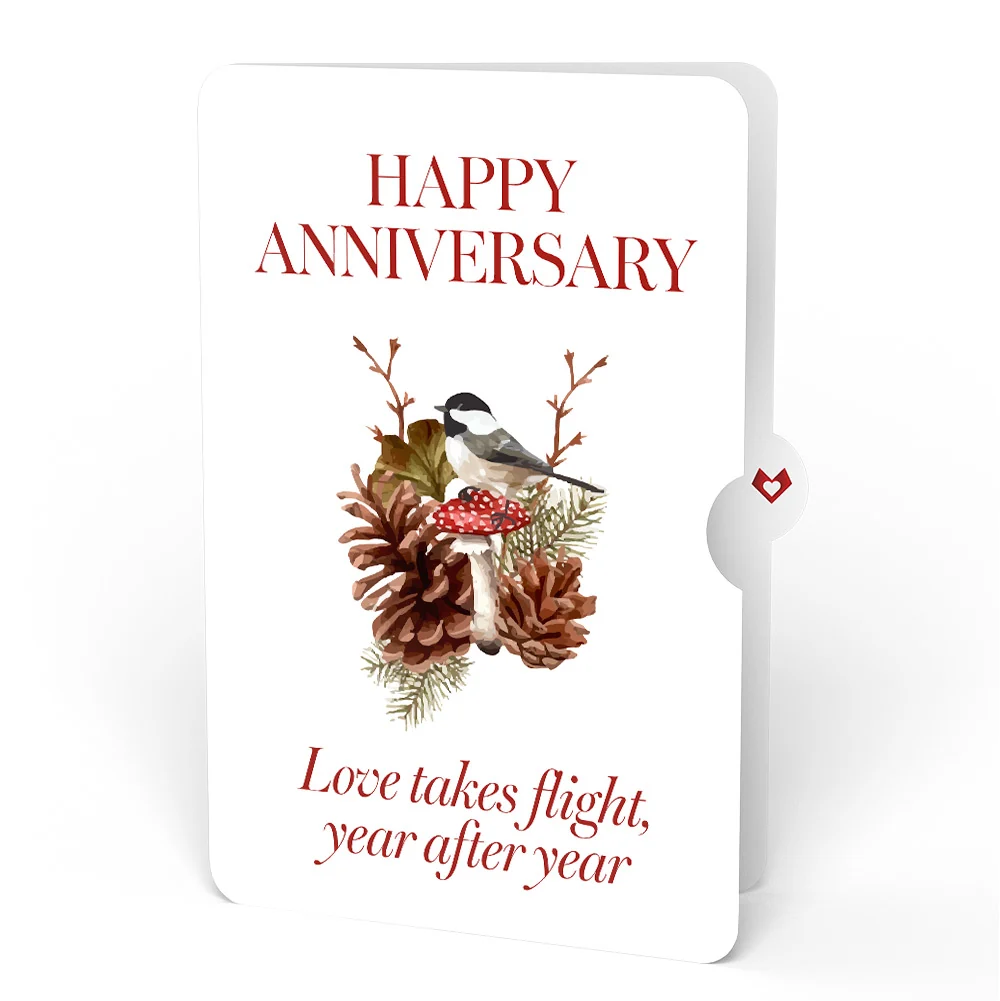 Lovepop Fall Forest Floor Anniversary Pop-Up Card and Love Takes Flight Sentiment Set - Image 4