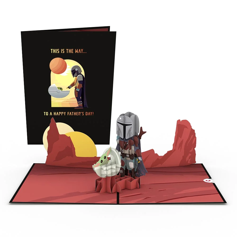 Lovepop Star Wars The Mandalorian A Mandalorian Father's Day Pop-Up Card