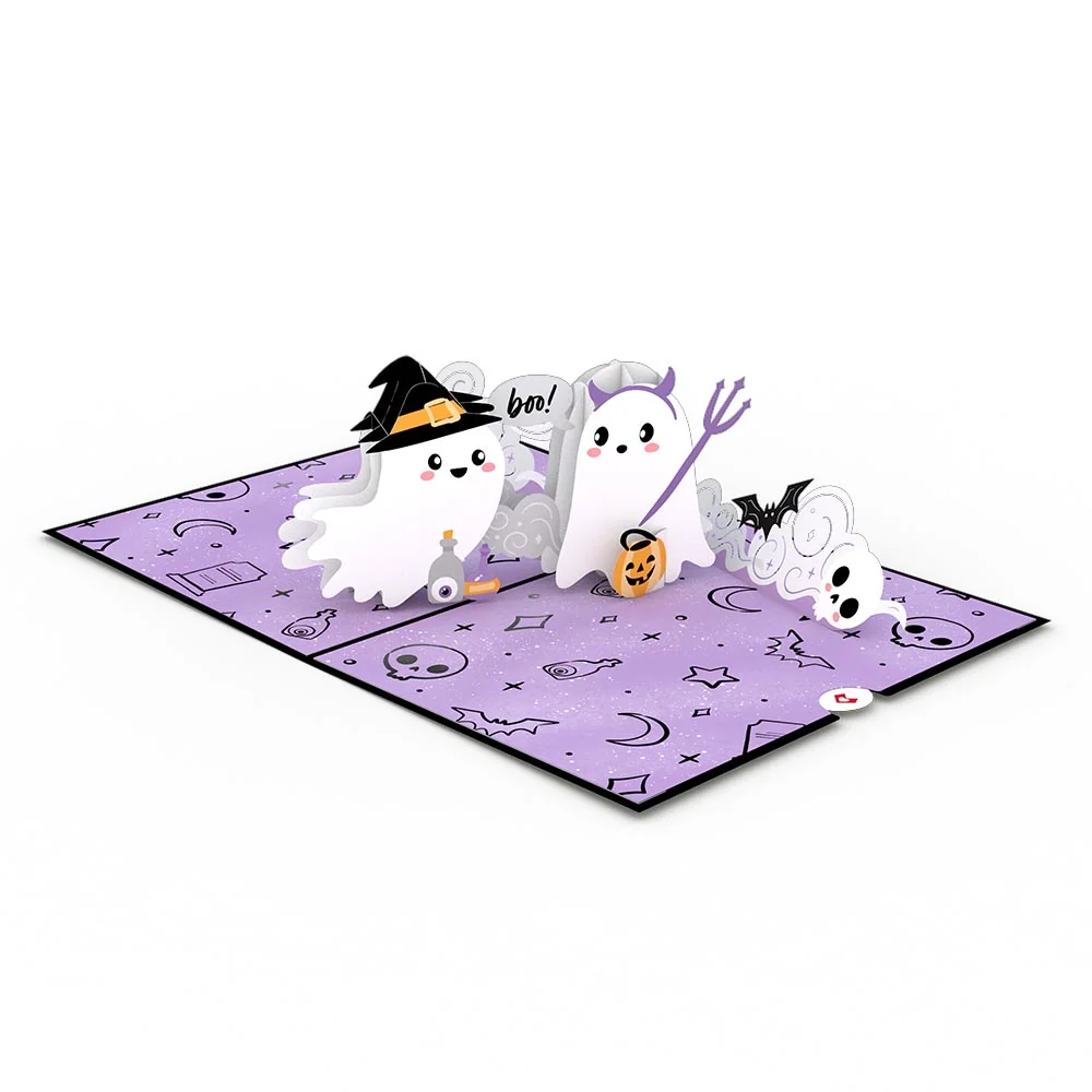 Lovepop 'Hey Boo' Ghosts Pop-Up Card Bottle - Image 3