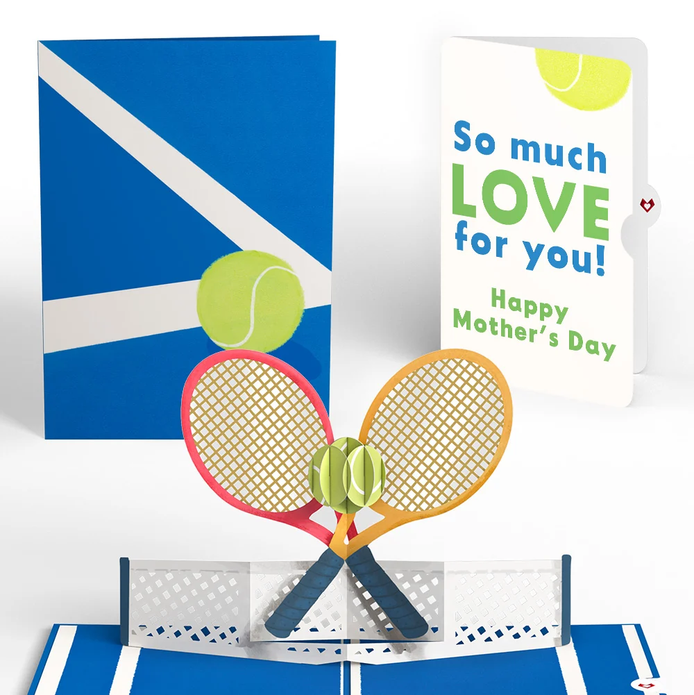 Lovepop On the Court Tennis Mother’s Day Pop-Up Card and Sentiment Set for Mom