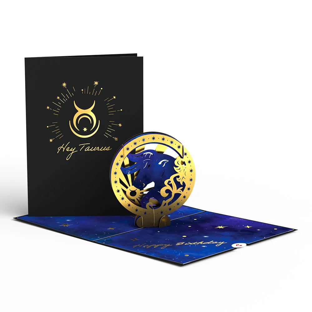 Lovepop Taurus Zodiac Birthday Pop-Up Card