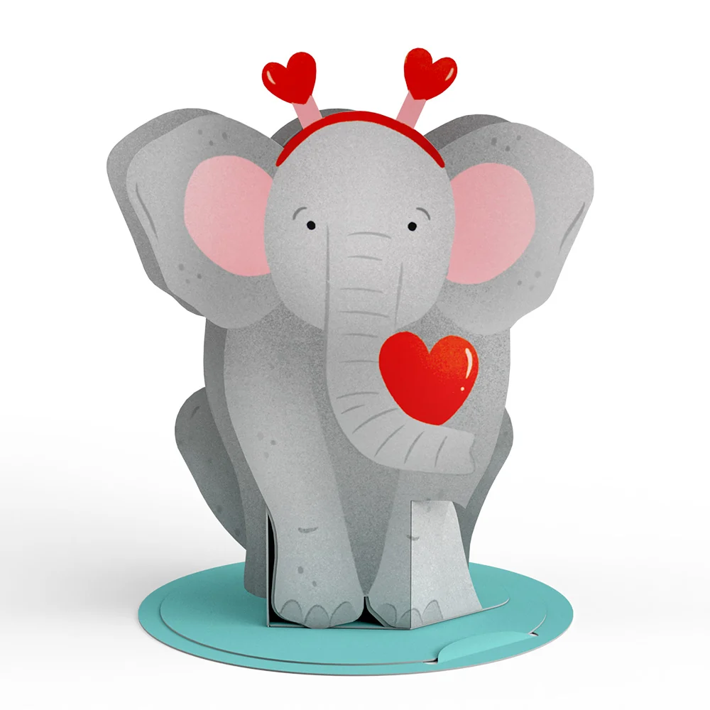 Lovepop Valentine’s Day Safari Assorted Cards Kids Classroom 24-Pack - Image 9