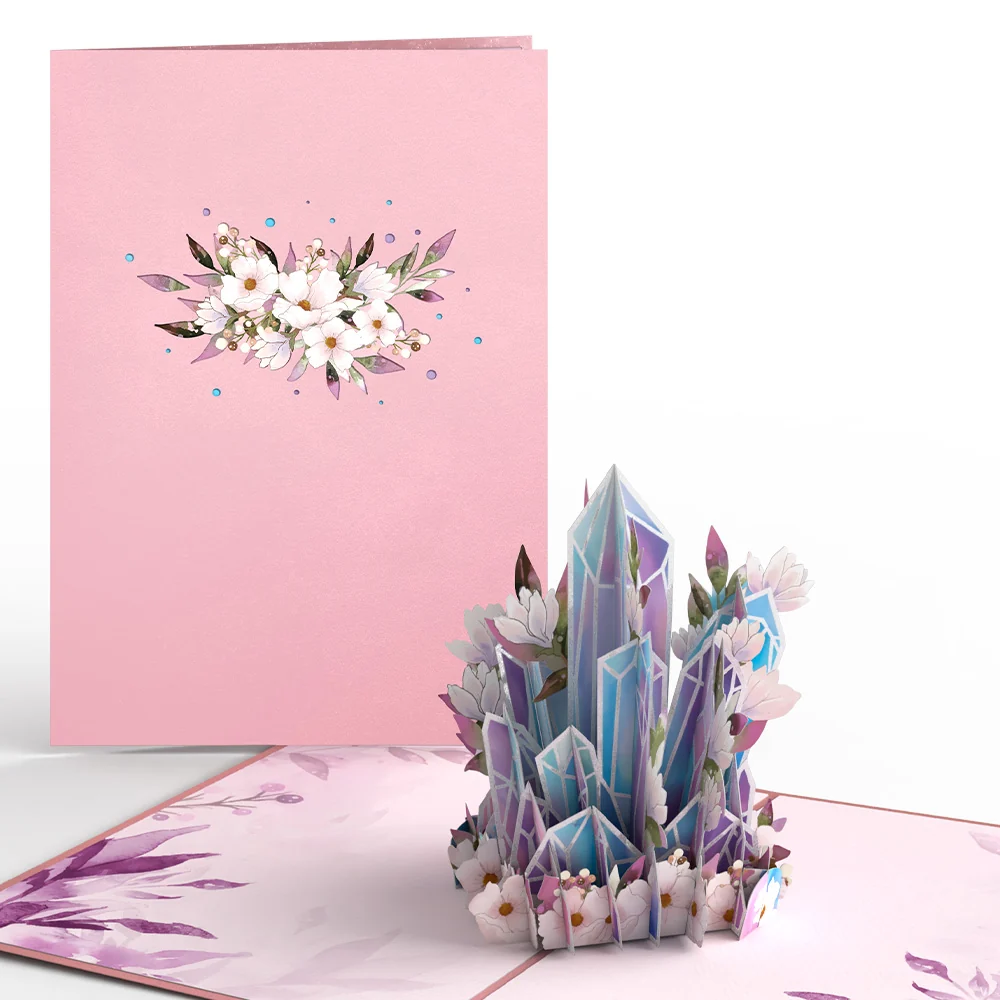 Lovepop Luminous Crystals Pop-Up Card