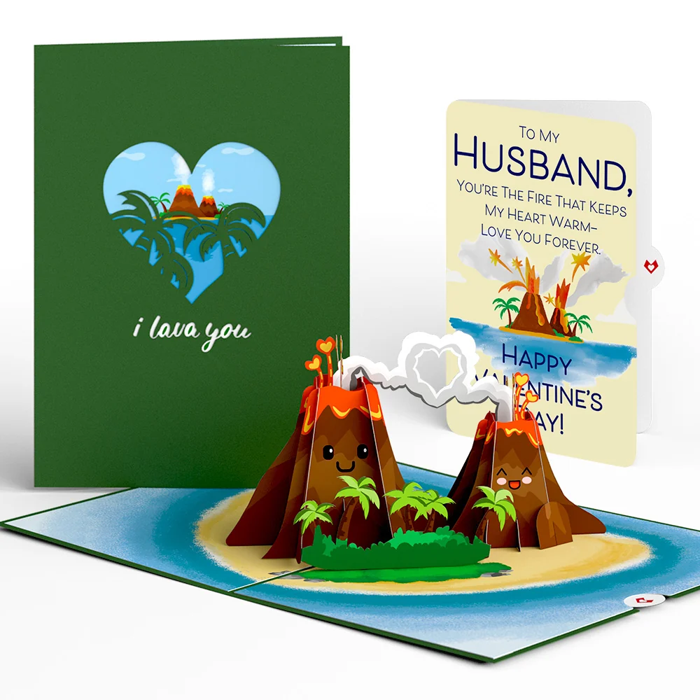 Lovepop I Lava You Valentine Pop-Up Card and Sentiment Set for Husband