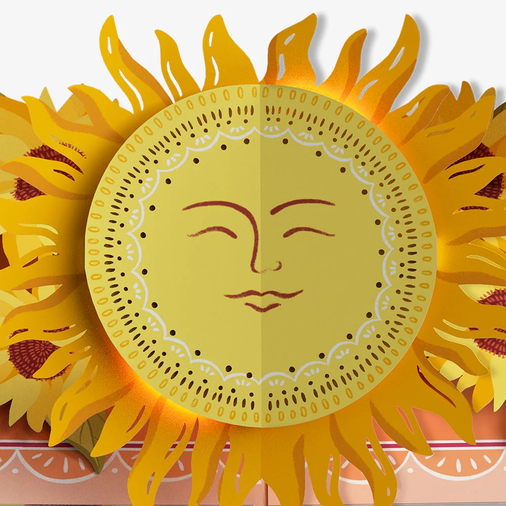 Lovepop You Are My Sunshine Birthday Music and Lights Pop-Up Card and Sentiment Set - Image 3