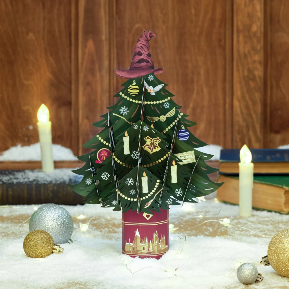 Lovepop Harry Potter Christmas Tree Pop-Up Bouquet Candle