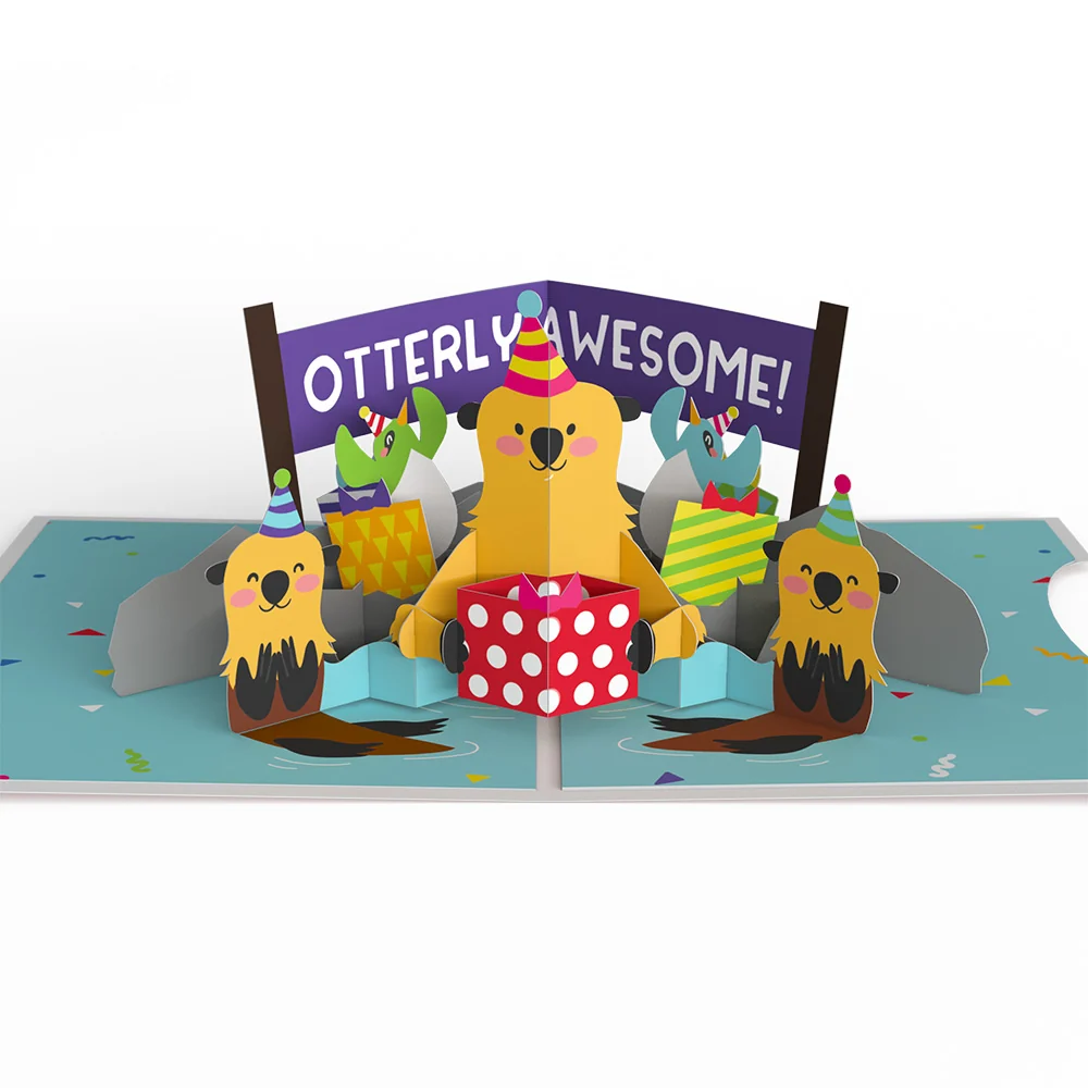 Lovepop Birthday Party Animals 4-in-1 Nesting Card - Image 12