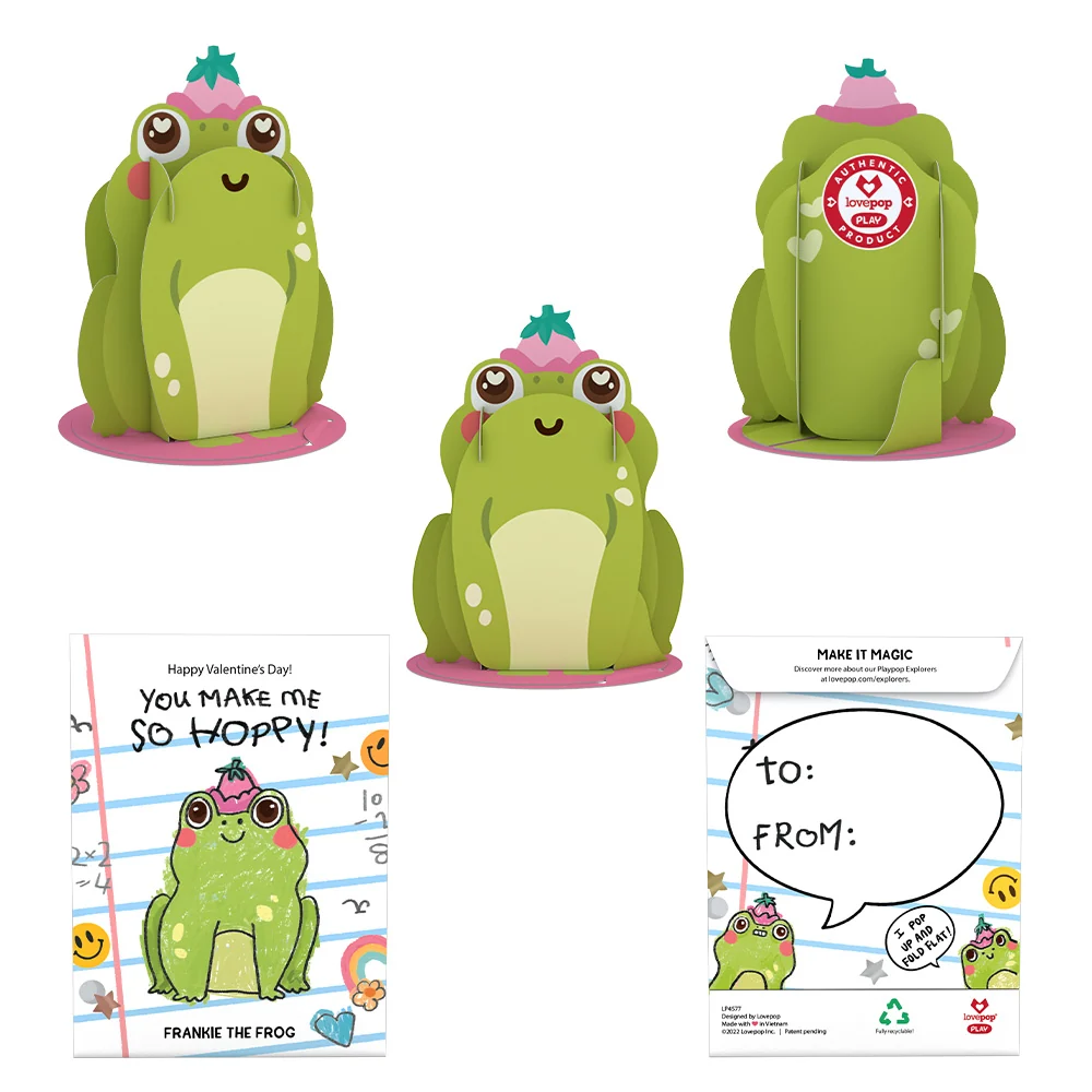 Lovepop Playpop Explorers: Assorted Valentine's for Kids 8-Pack - Image 8