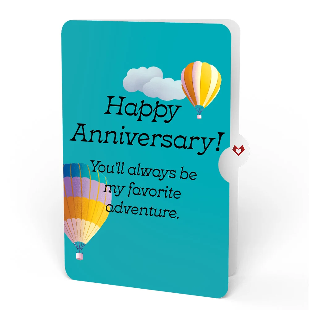 Lovepop Adventure Awaits Hot Air Balloon Anniversary Pop-Up Card and Sentiment Set - Image 4