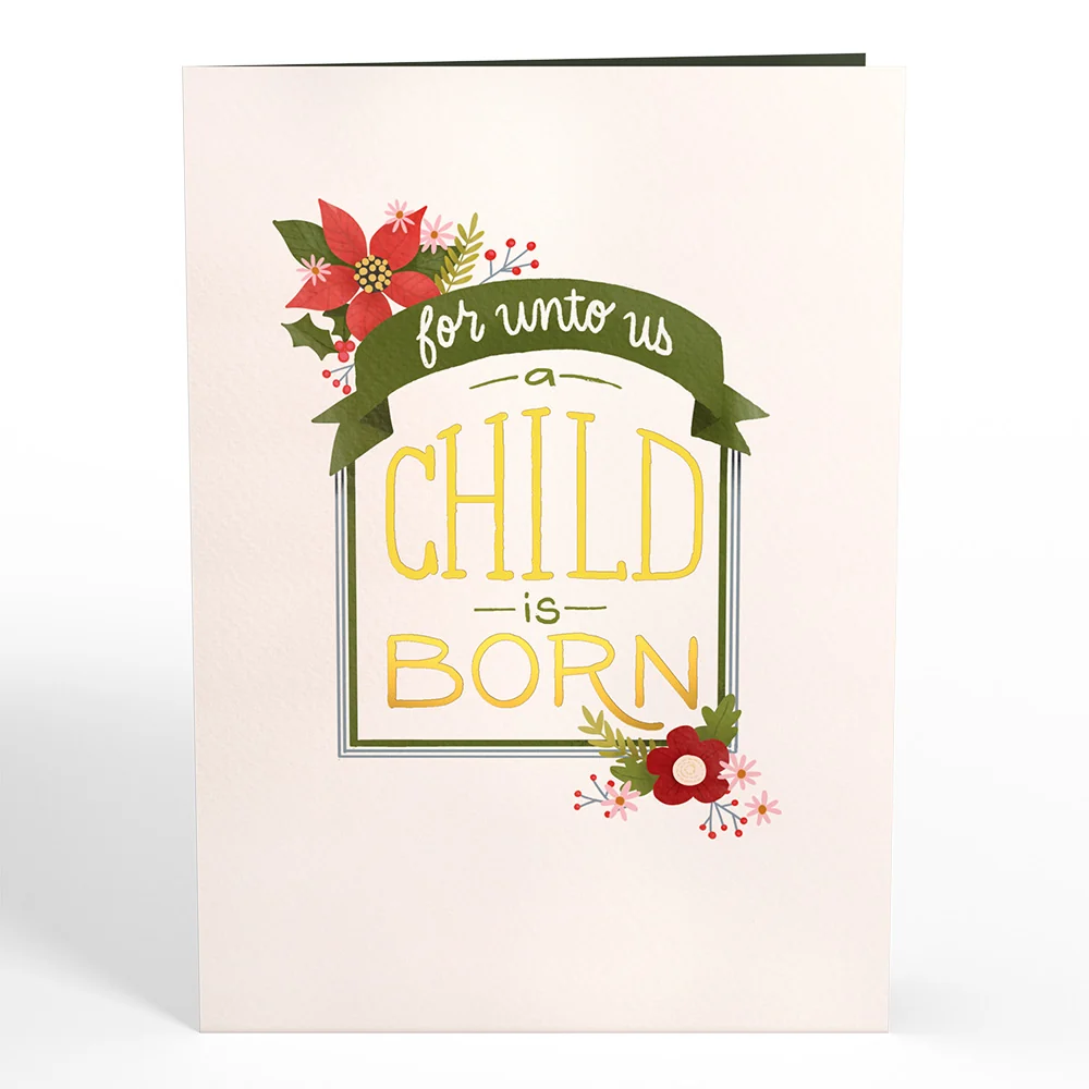 Lovepop A Child Is Born Christmas Pop-Up Card - Image 4