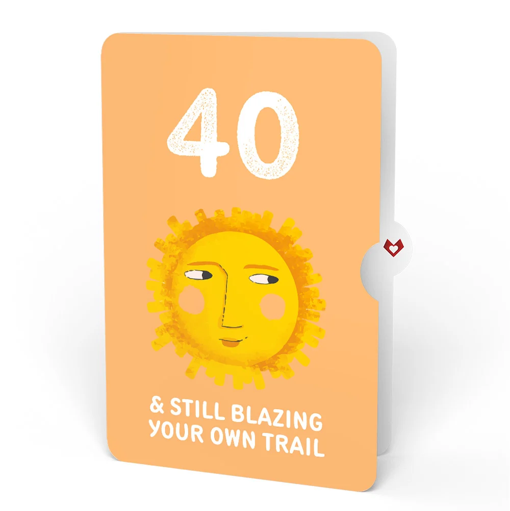 Lovepop Another Trip Around the Sun 40th Birthday Light-Up Pop-Up Card and Sentiment Set - Image 4